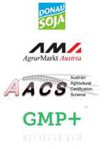 Donau Soja - AMA Gütesiegel - AACS  GMP+ International